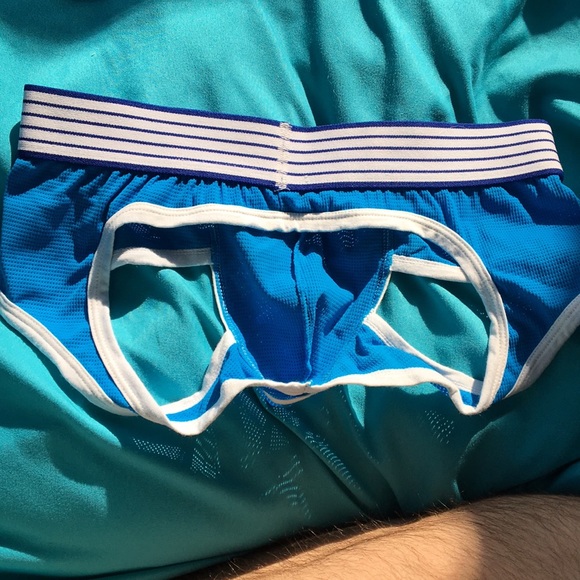 Blue mesh jock - Picture 2 of 2